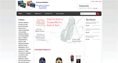 Desktop Screenshot of nflgolfstore.com