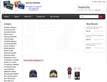 Tablet Screenshot of nflgolfstore.com